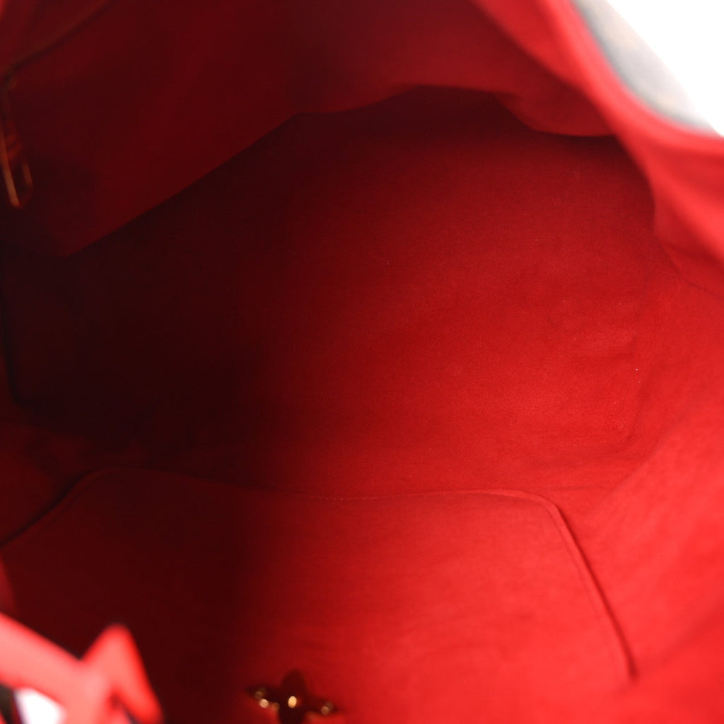 Louis Vuitton Monogram Flower Hobo Coquelicot