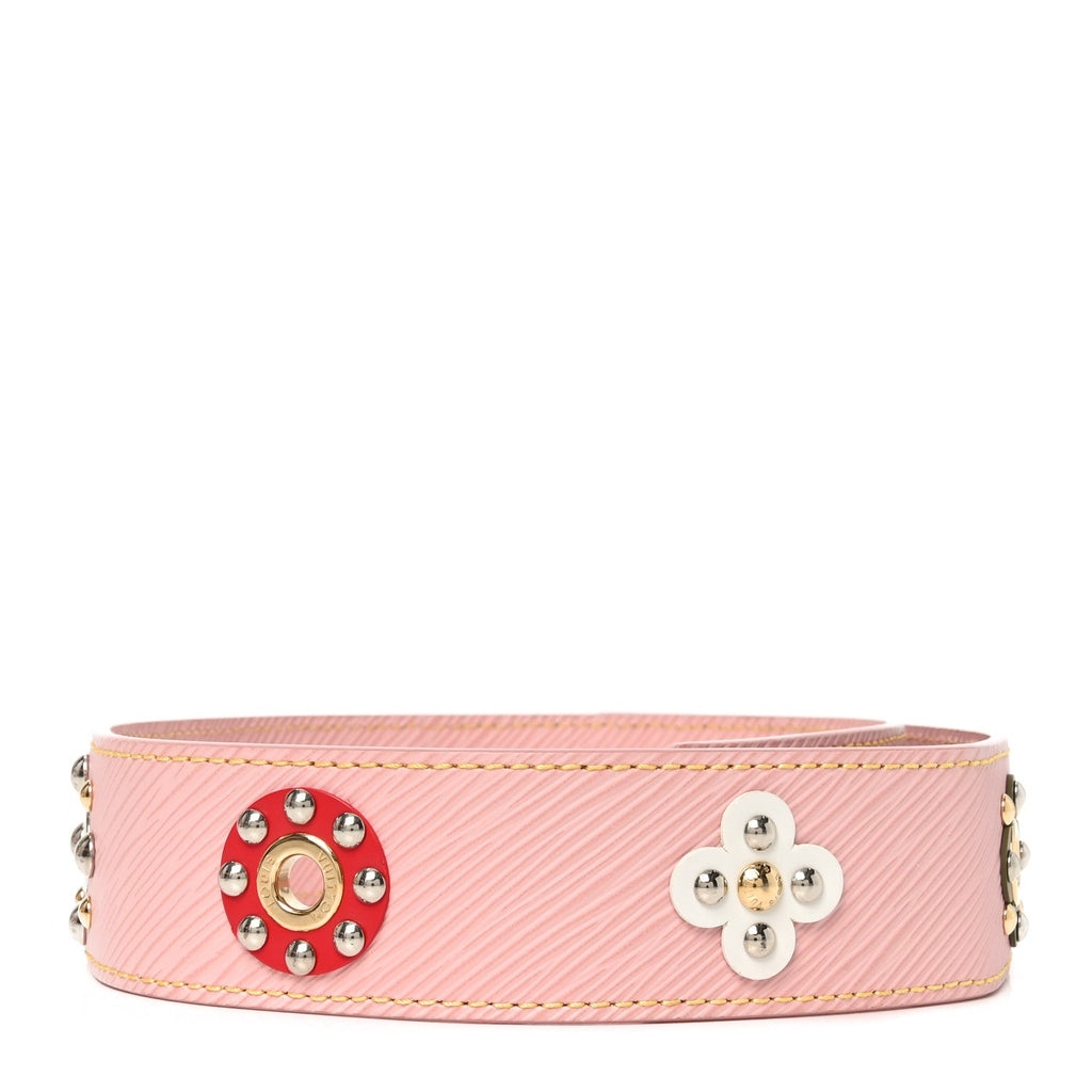Louis Vuitton Epi Mechanical Flowers Bandouliere Shoulder Strap  Rose Ballerine