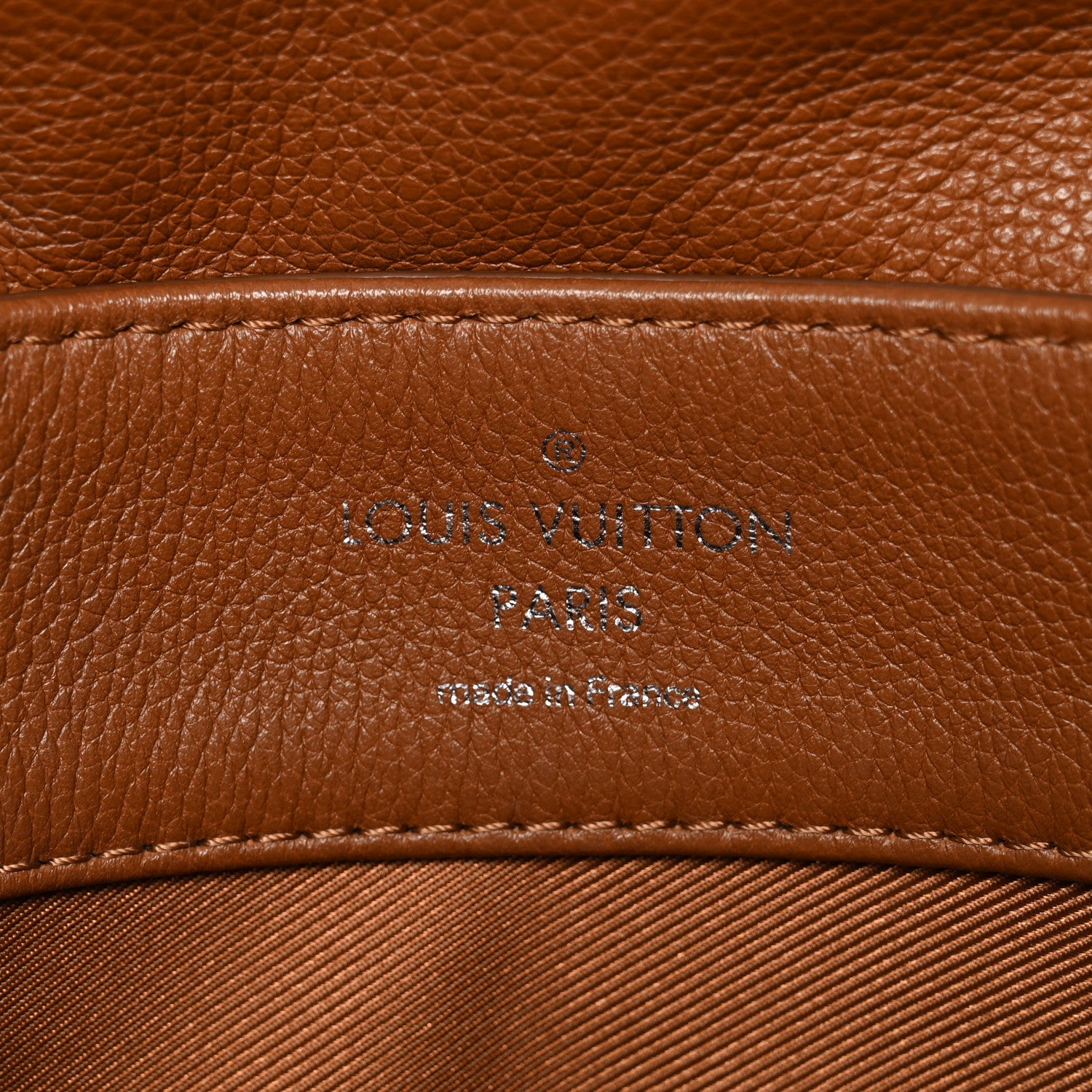 Louis Vuitton Soft Calfskin Lockme II Top Handle Cognac