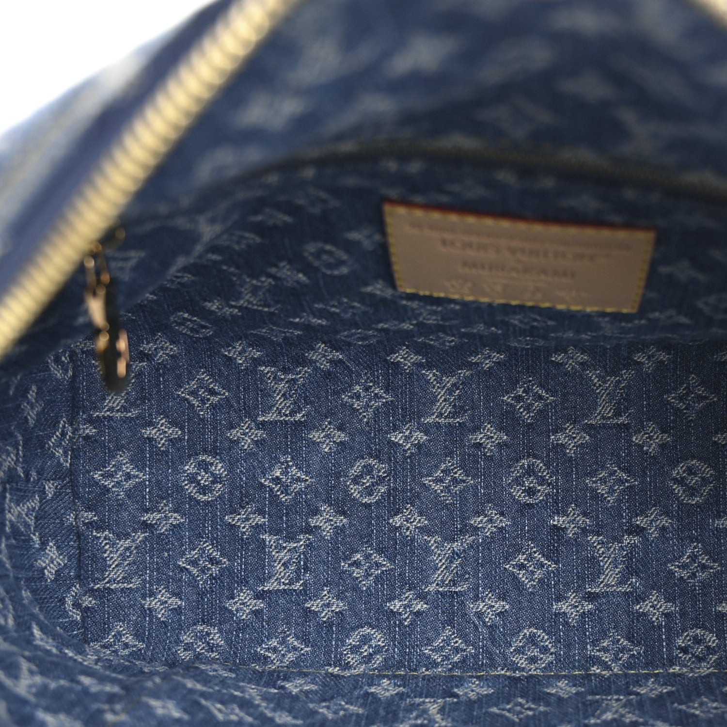 Louis Vuitton LV X TM Monogram Denim Cerises Cosmetic Pouch GM