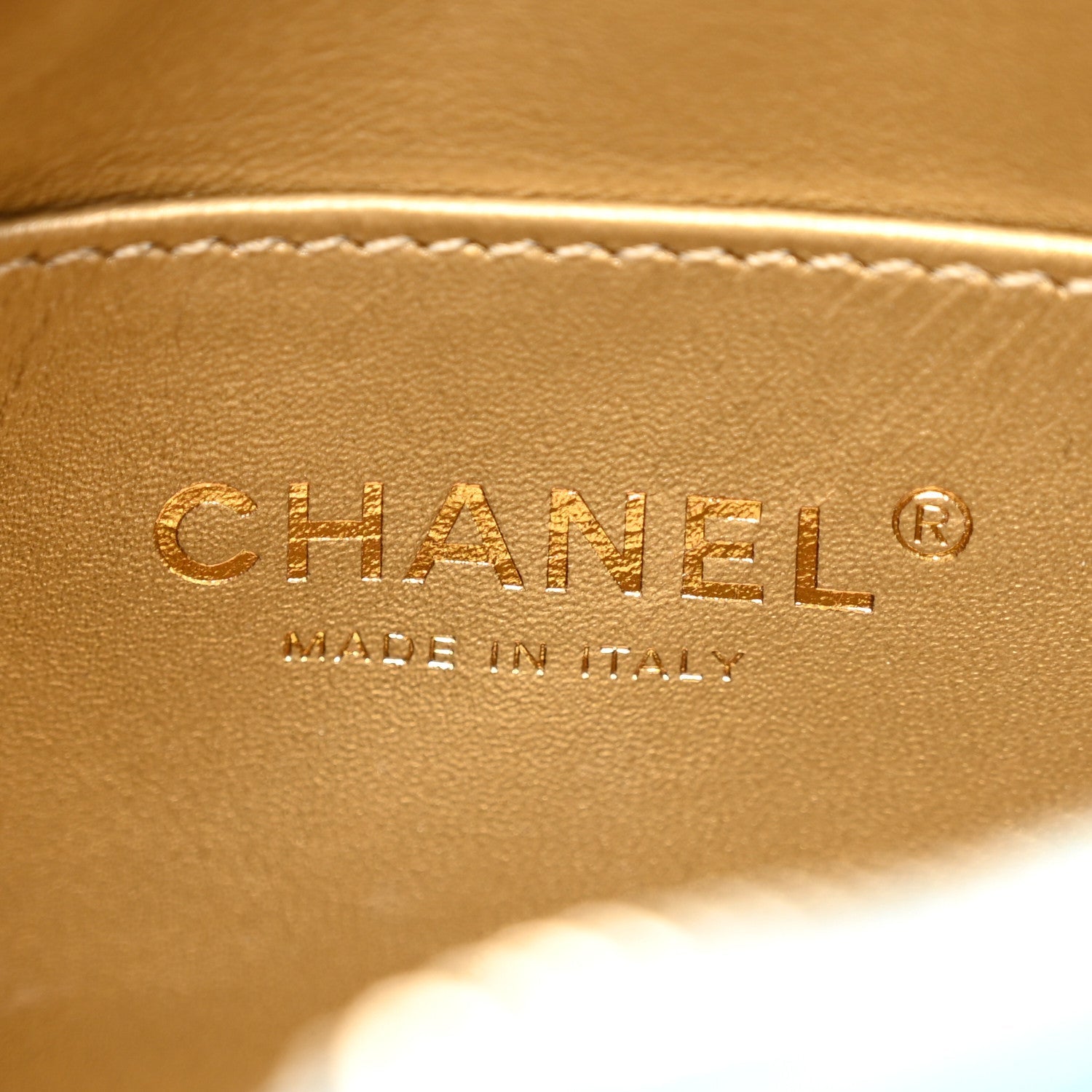 Chanel Lambskin Quilted CC Pearl Crush Camera Case Light Blue