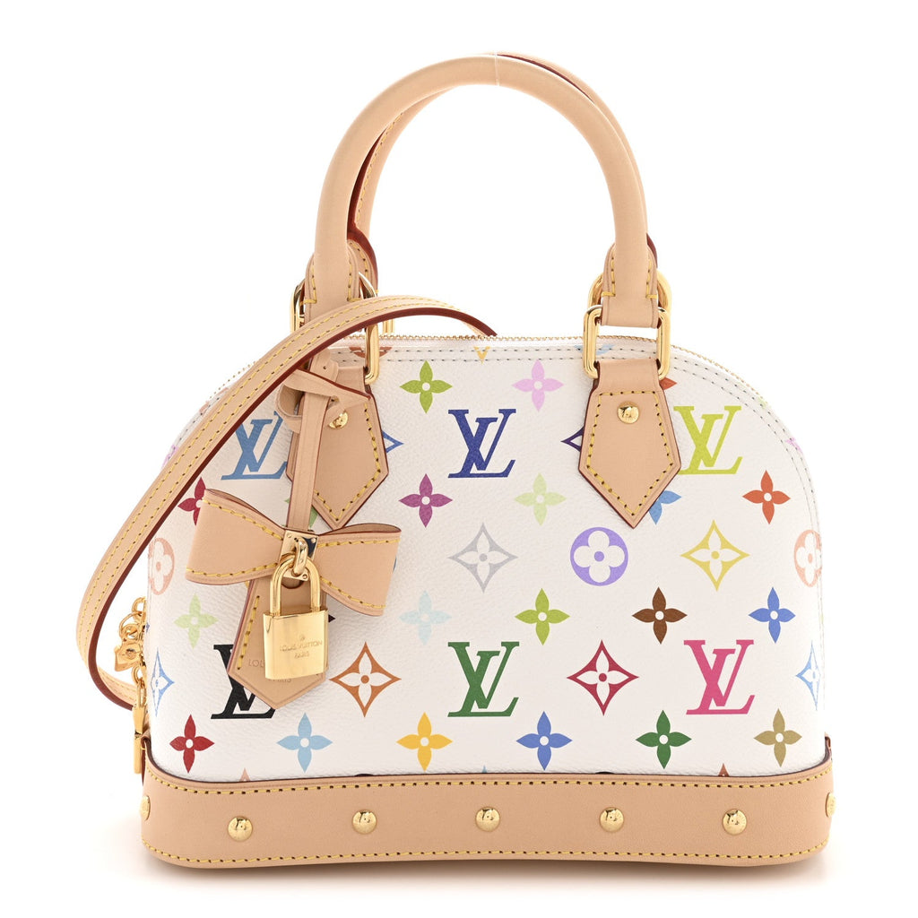 Louis Vuitton LV x TM Monogram Multicolor Alma BB White