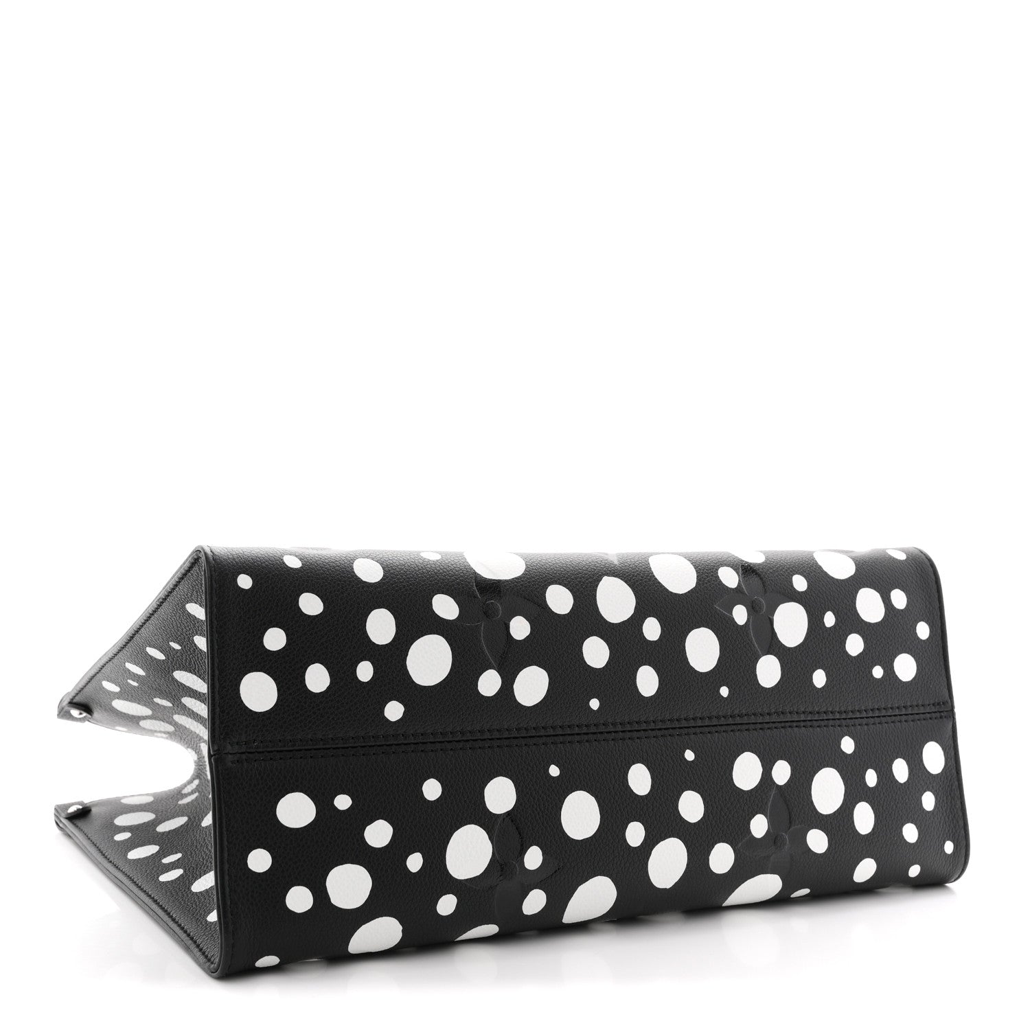 Louis Vuitton Monogram Kusama Dots Onthego MM Black White