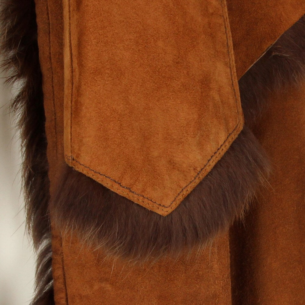 Fendi Suede Double Layer Coat - '70s