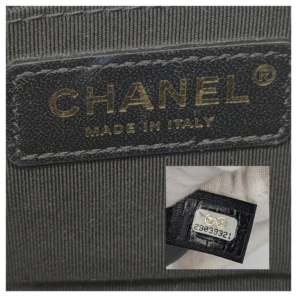 Chanel bag Black Caviar Quilted Small In & Out Camera Case