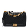 Chanel Caviar Quilted New Medium Boy Flap Black