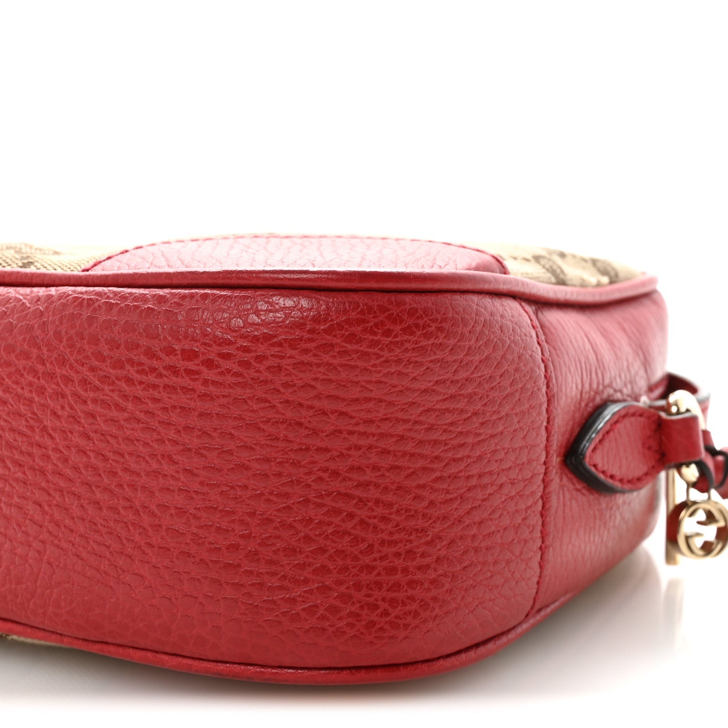 Gucci Monogram Mini Bree Messenger Bag Red