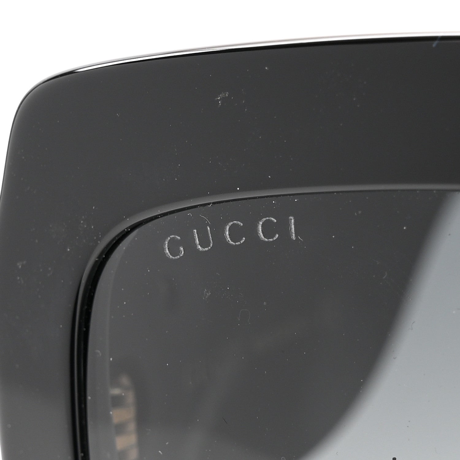 Gucci Square Frame GG0102S Sunglasses Glitter Black
