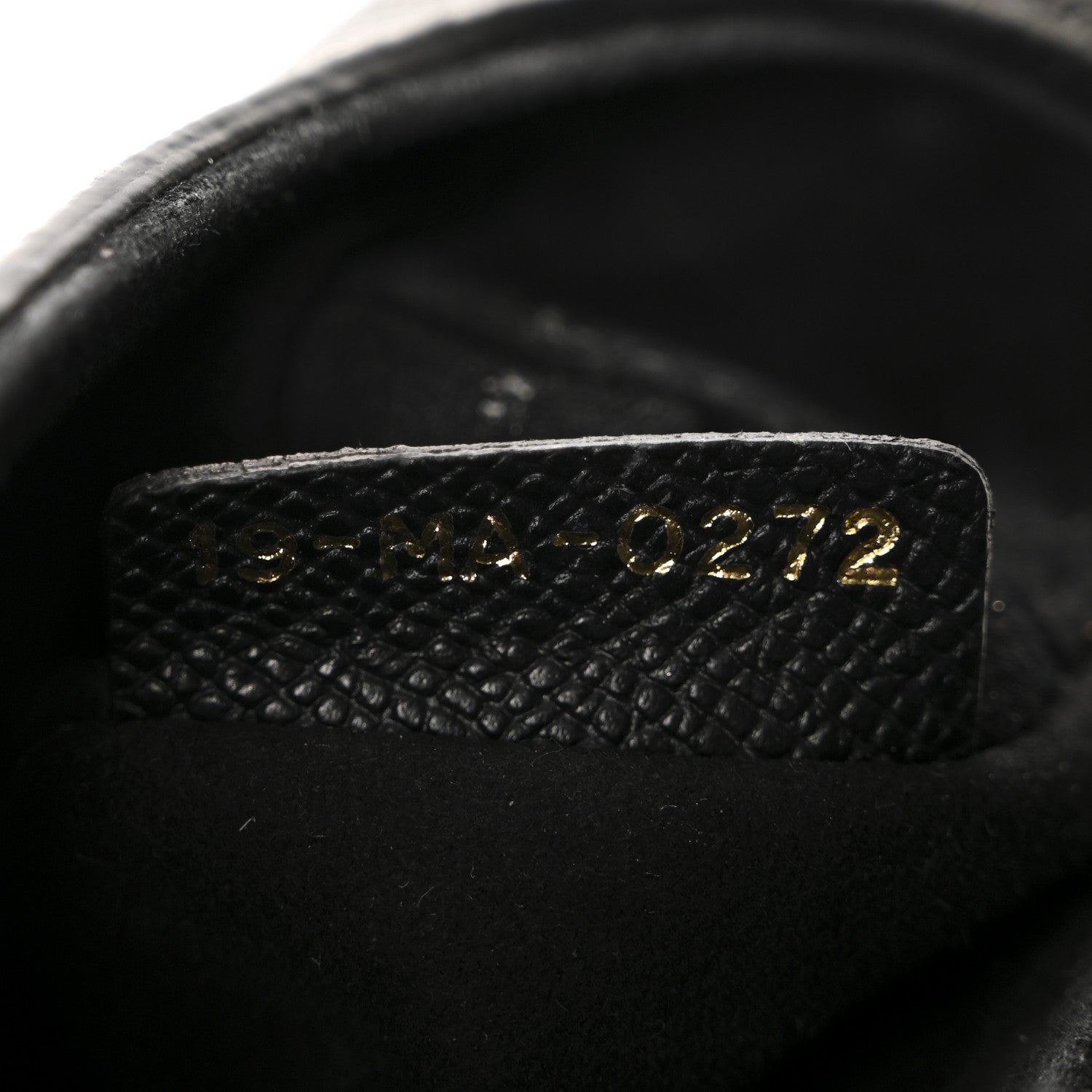 Christian Dior Grained Calfskin Mini Saddle Bag With Strap Black