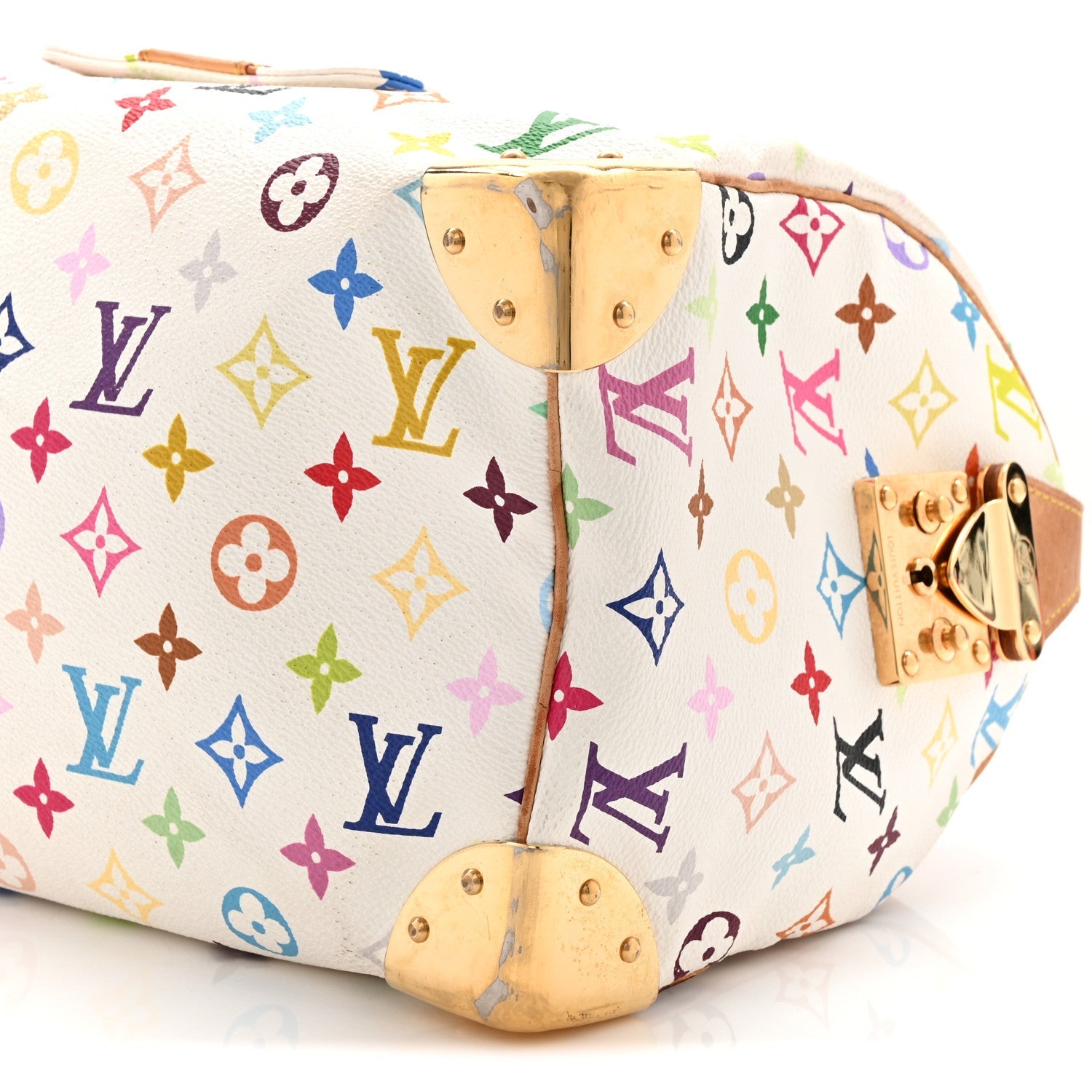 Louis Vuitton Monogram Multicolor Speedy 30 White