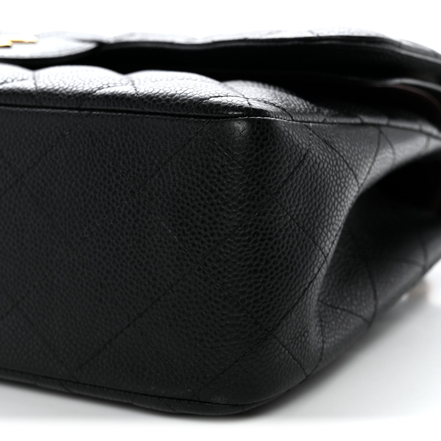 Chanel Caviar Quilted Jumbo Double Flap Black