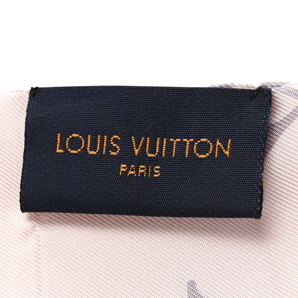 Louis Vuitton Silk Monogram Confidential Bandeau Light Pink
