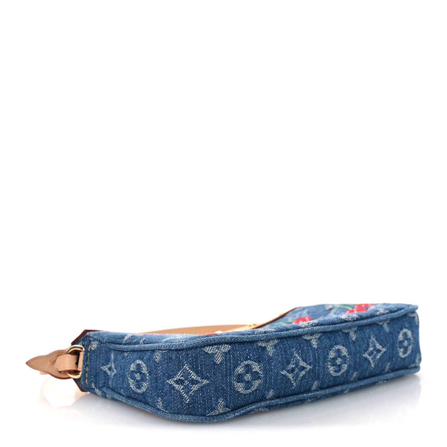 Louis Vuitton LV X TM Monogram Denim Cerises Pochette Accessories Blue