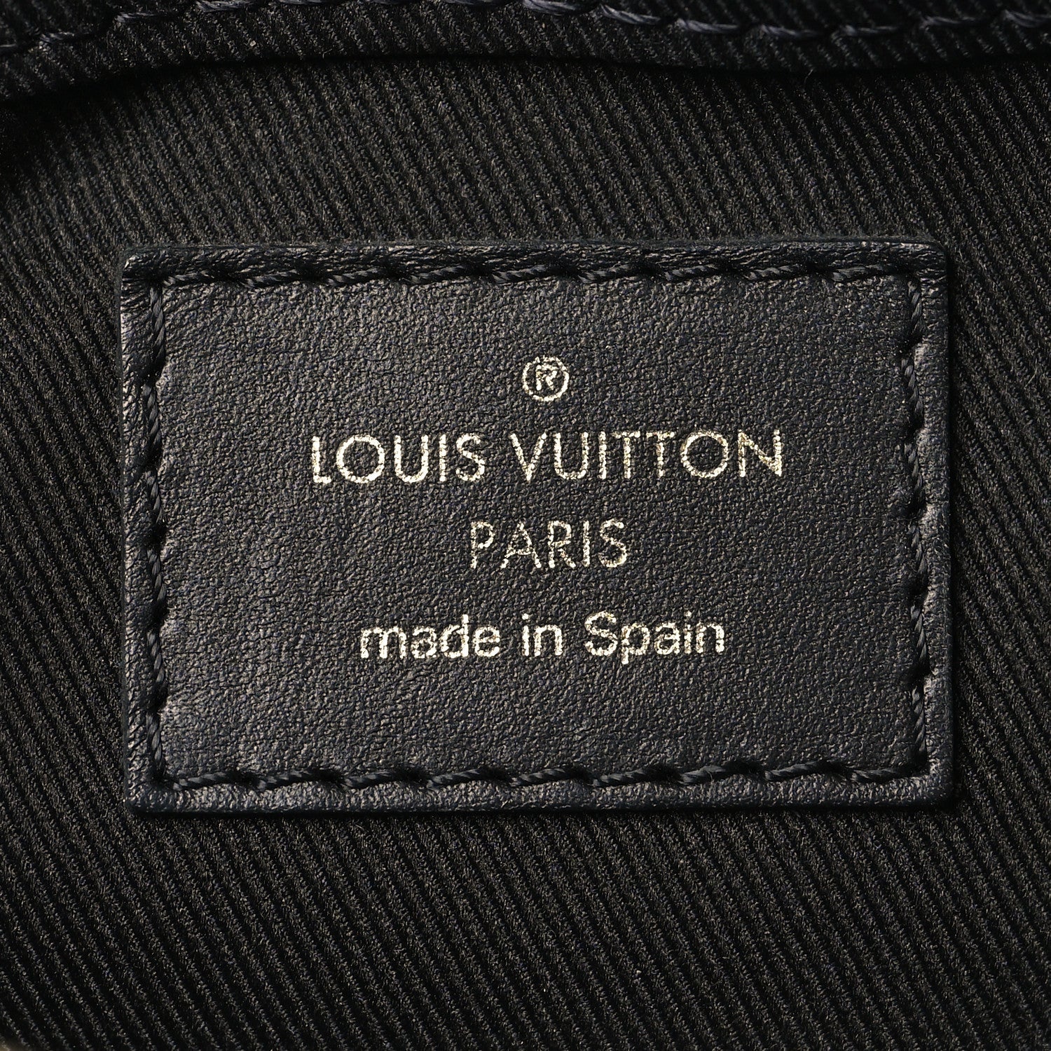 Louis Vuitton Monogram Saintonge Black