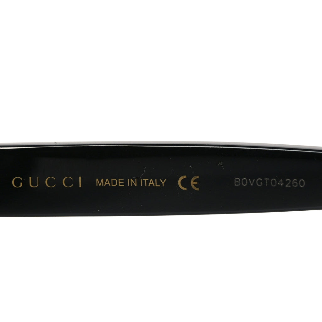 Gucci Acetate Rectangle Frame Sunglasses GG0624S Black