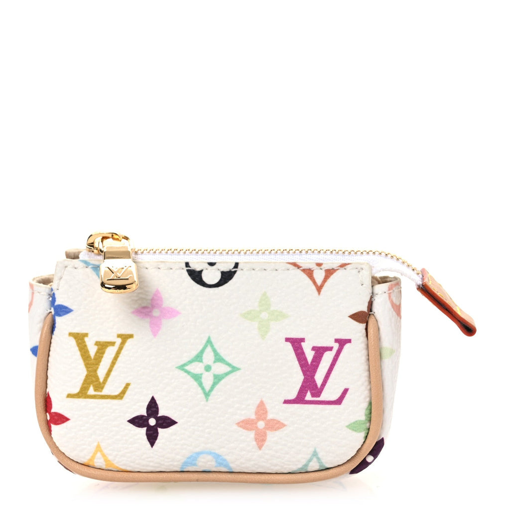 Louis Vuitton LV x TM Monogram Multicolor Micro Pochette White