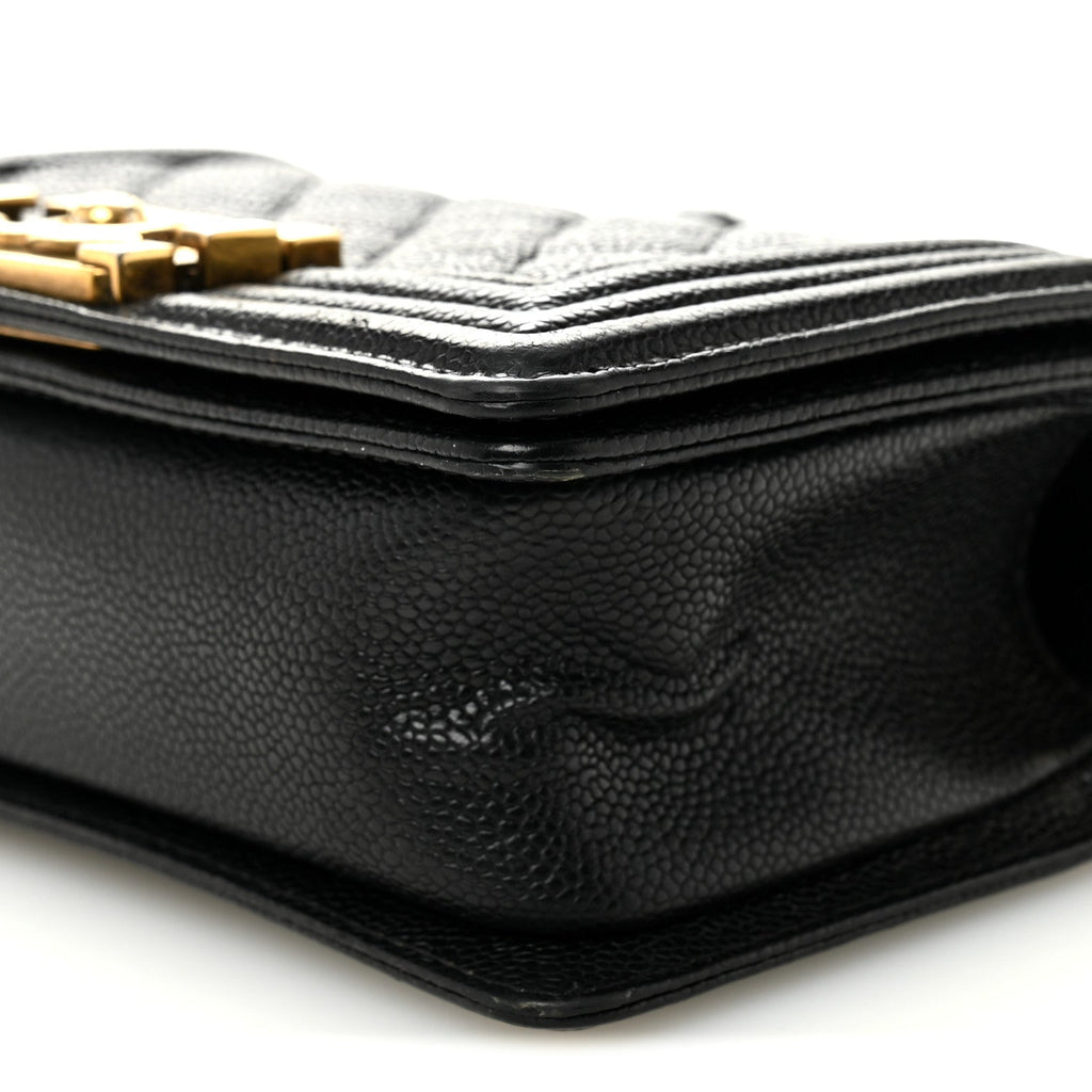 Chanel Caviar Quilted Small Boy Flap Black