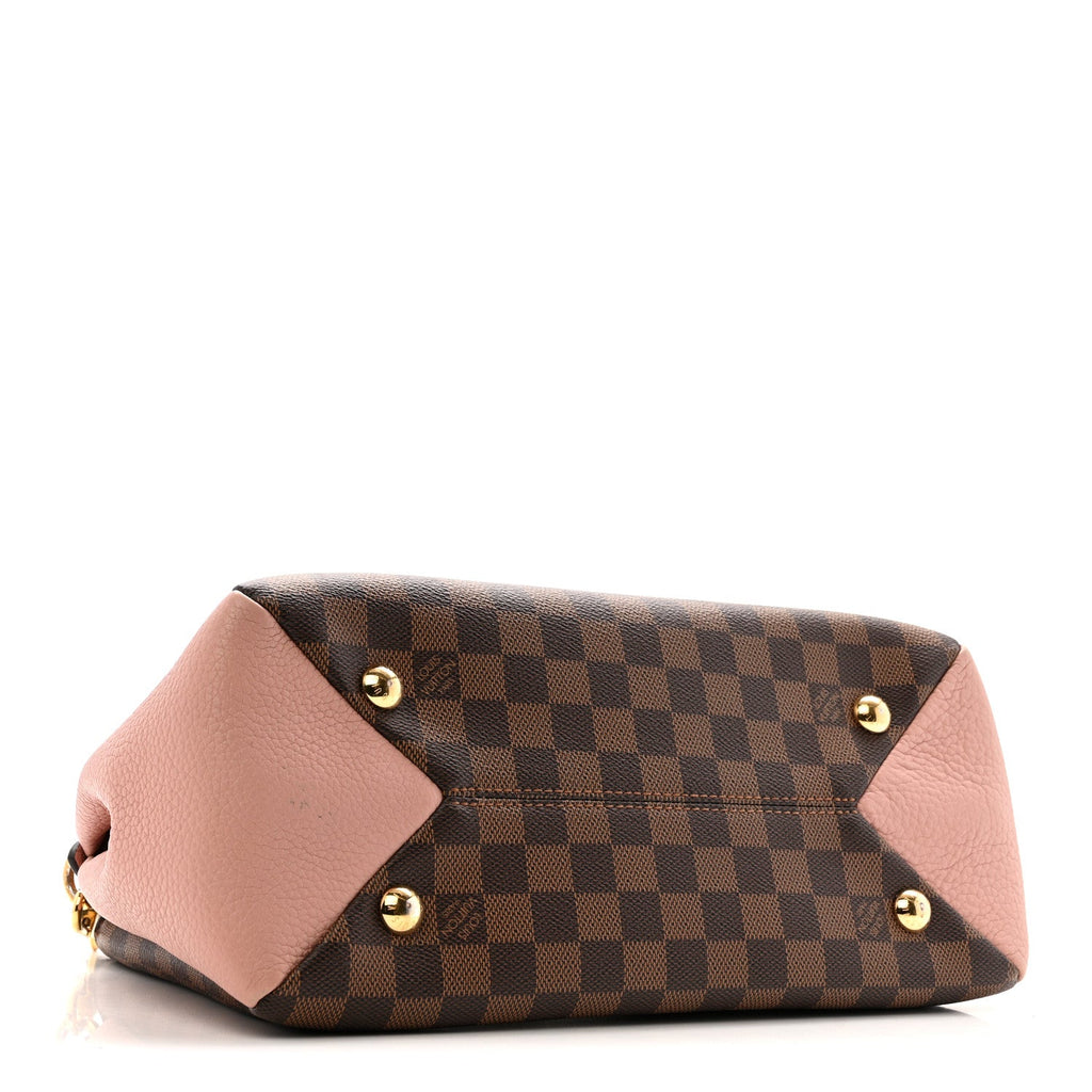 Louis Vuitton Damier Ebene Cuir Taurillon Brittany Magnolia