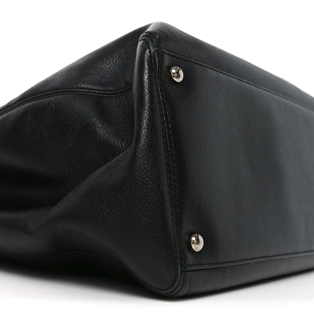 Chanel Calfskin Cerf Shopper Tote Black
