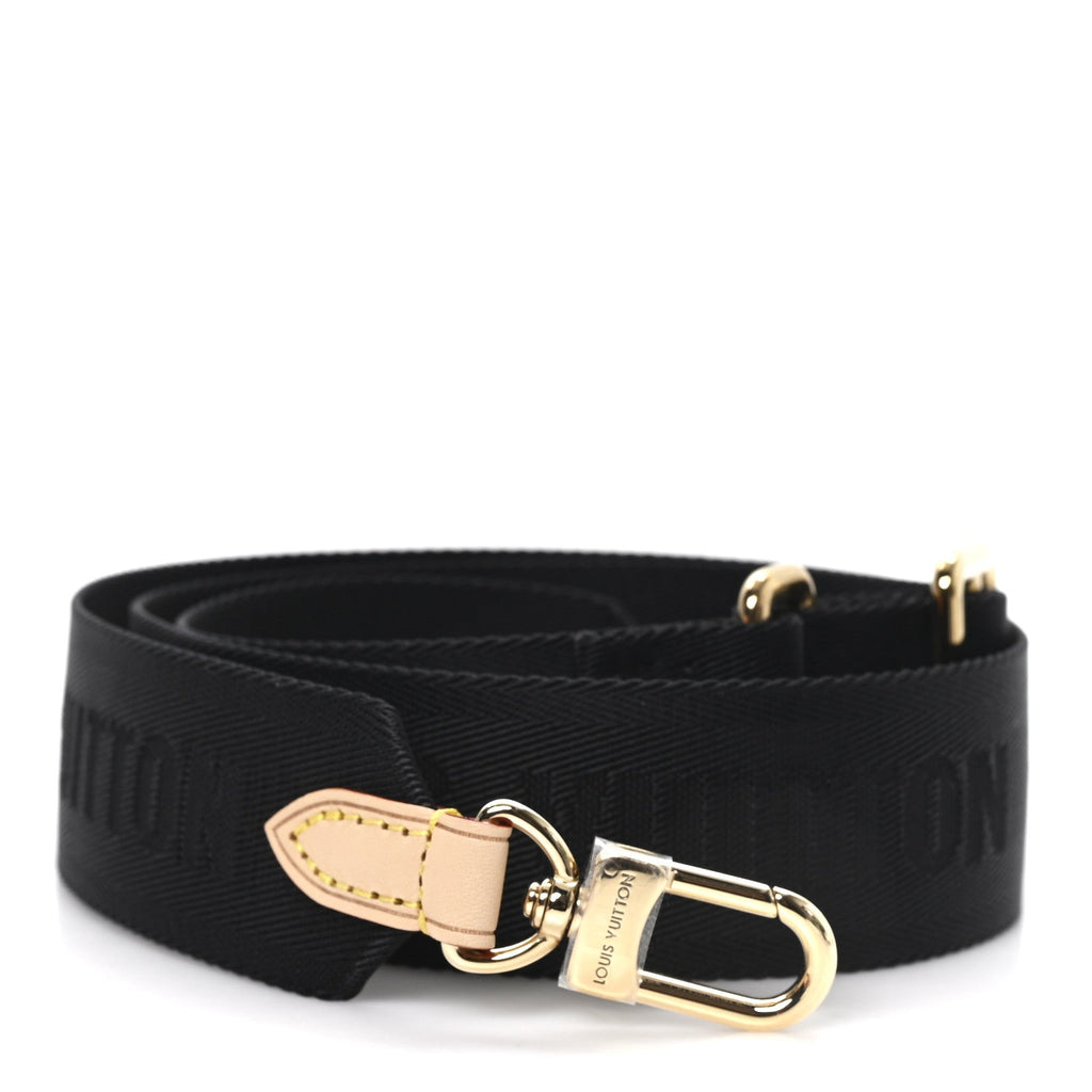 Louis Vuitton Nylon Multi Pochette Accessories Bandouliere Shoulder Strap Black