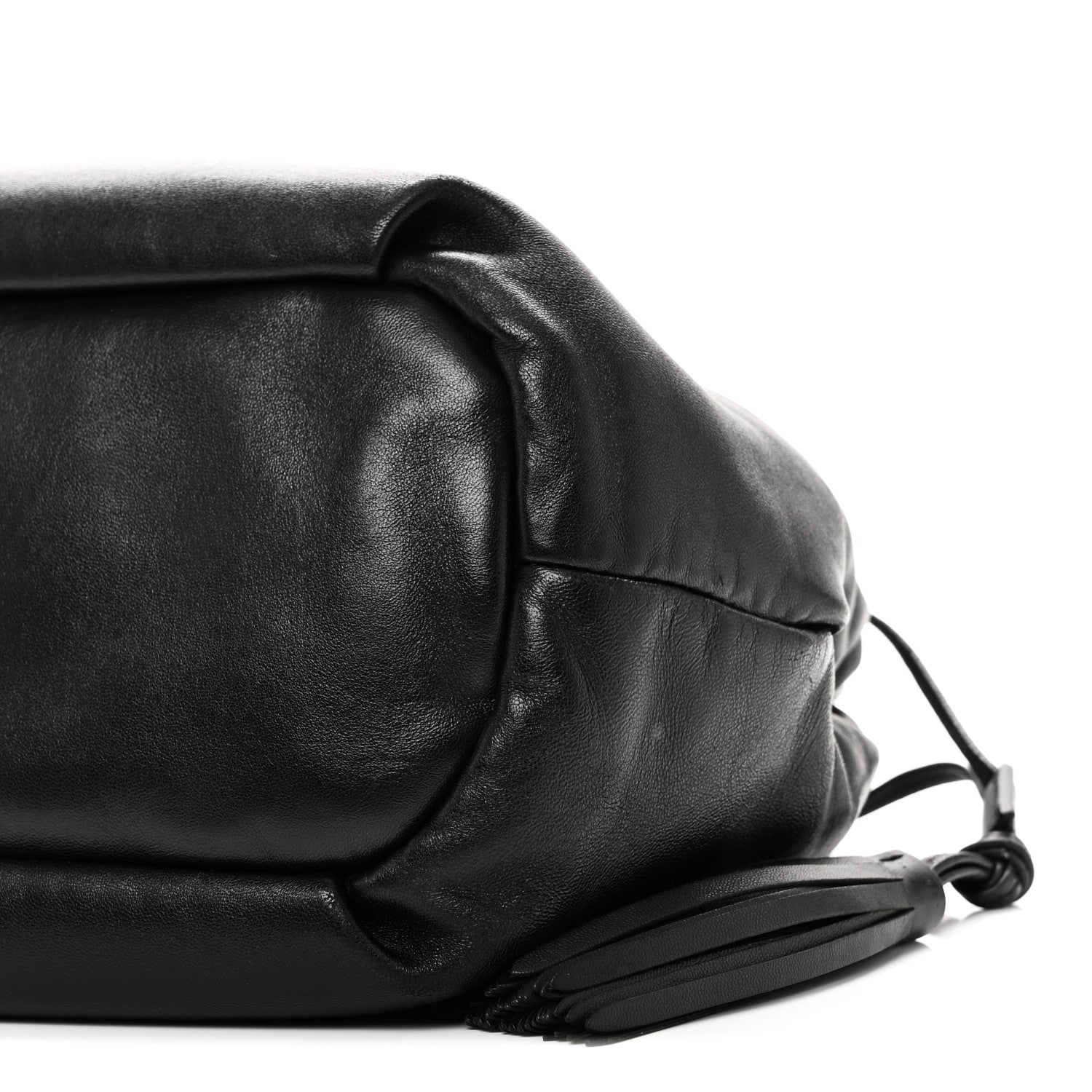 Prada Nappa Drawstring Tote Black
