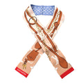 Louis Vuitton Silk Monogram All That Straps Bandeau Beige Blue