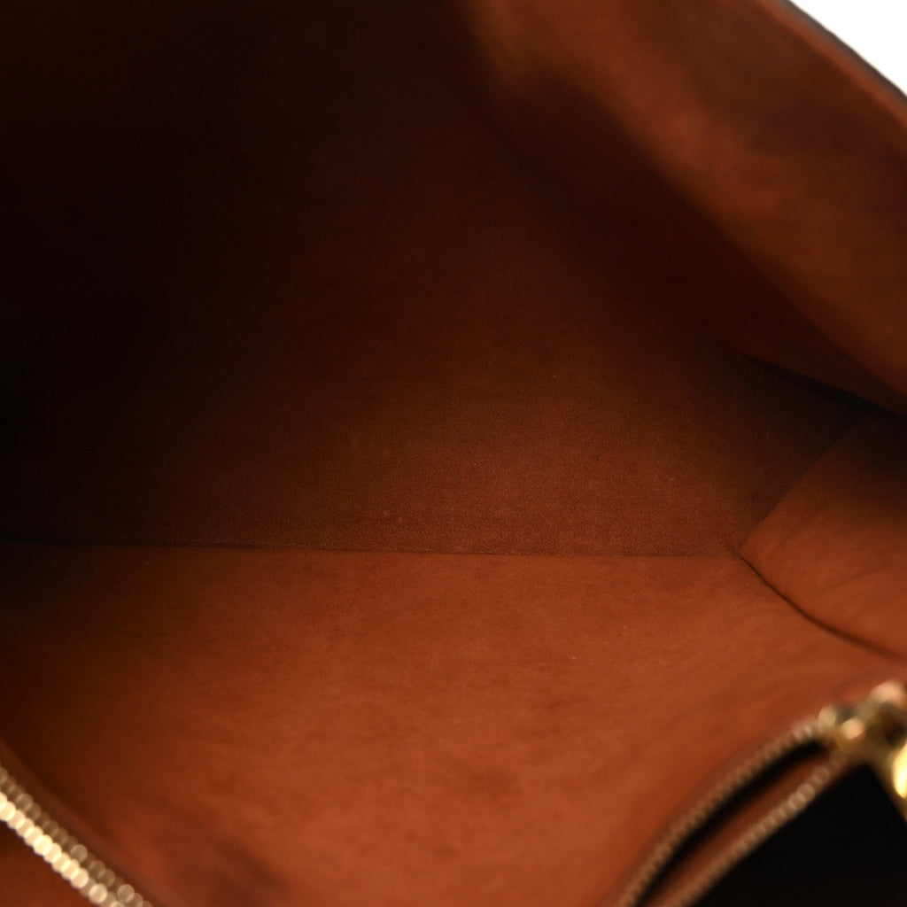 Louis Vuitton Grained Calfskin Lockme Shopper Chataigne