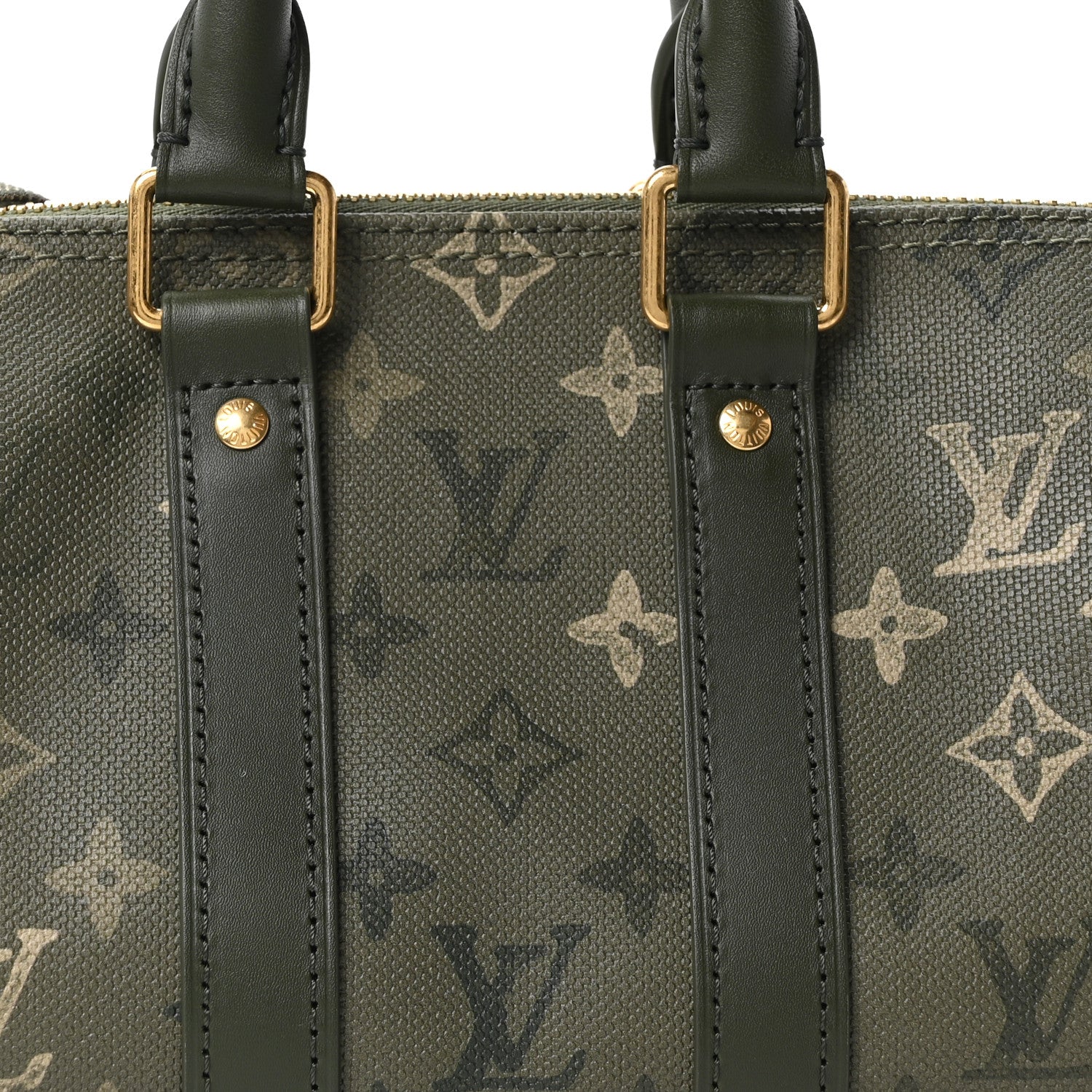 Louis Vuitton Monogram Surplus Keepall Bandouliere 25 Khaki