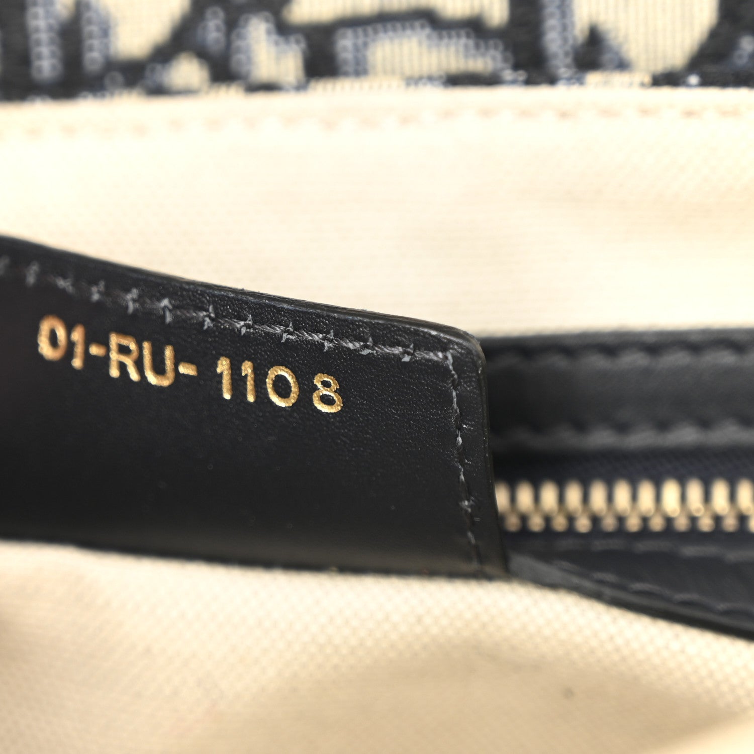 Christian Dior Oblique Saddle Bag Blue