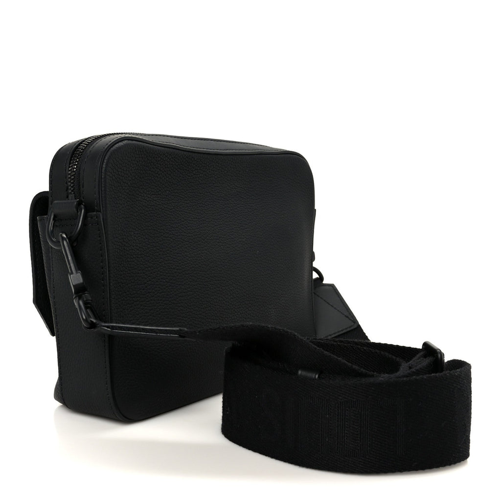 Louis Vuitton Calfskin Aerogram Fastline Messenger Black