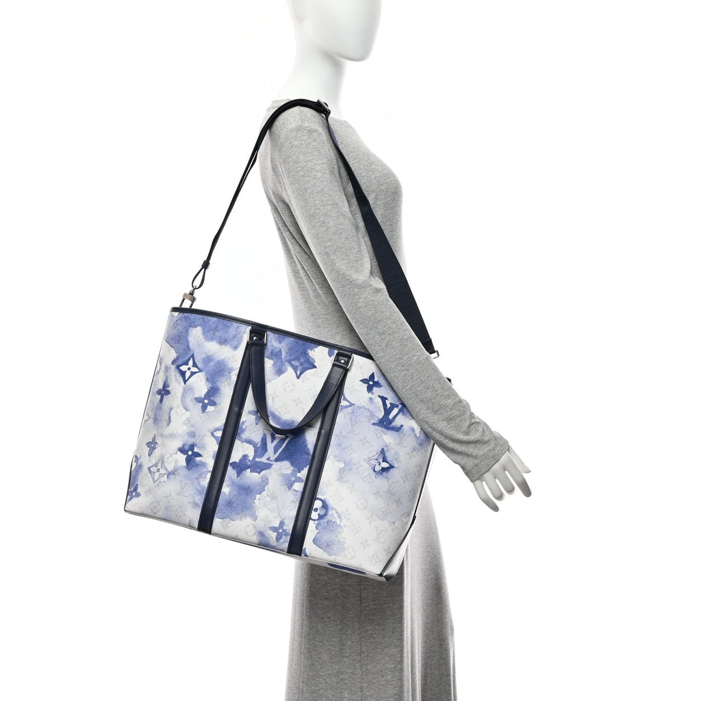 Louis Vuitton Monogram Watercolor New Tote GM Blue