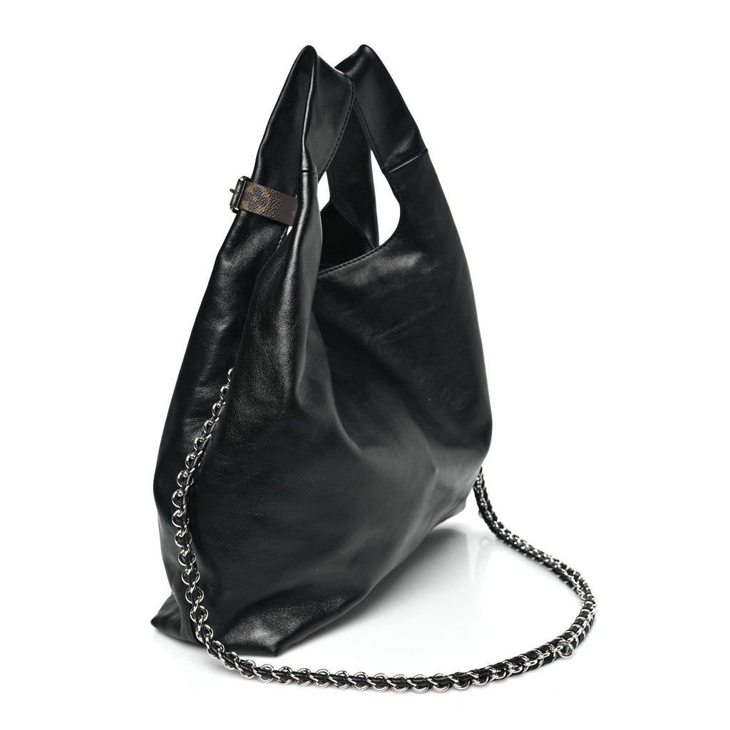 Louis Vuitton Calfskin Monogram Atlantis Vibe MM Black