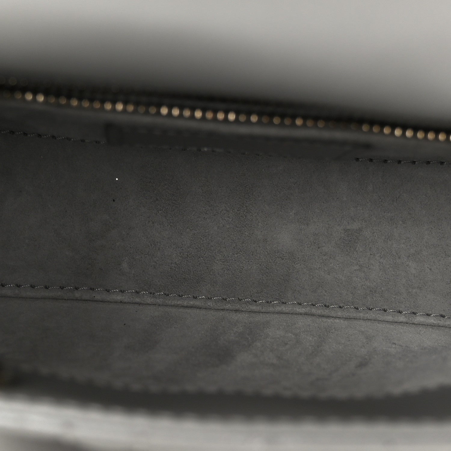 Christian Dior Metallic Lambskin Cannage Mini Lady Dior Grey