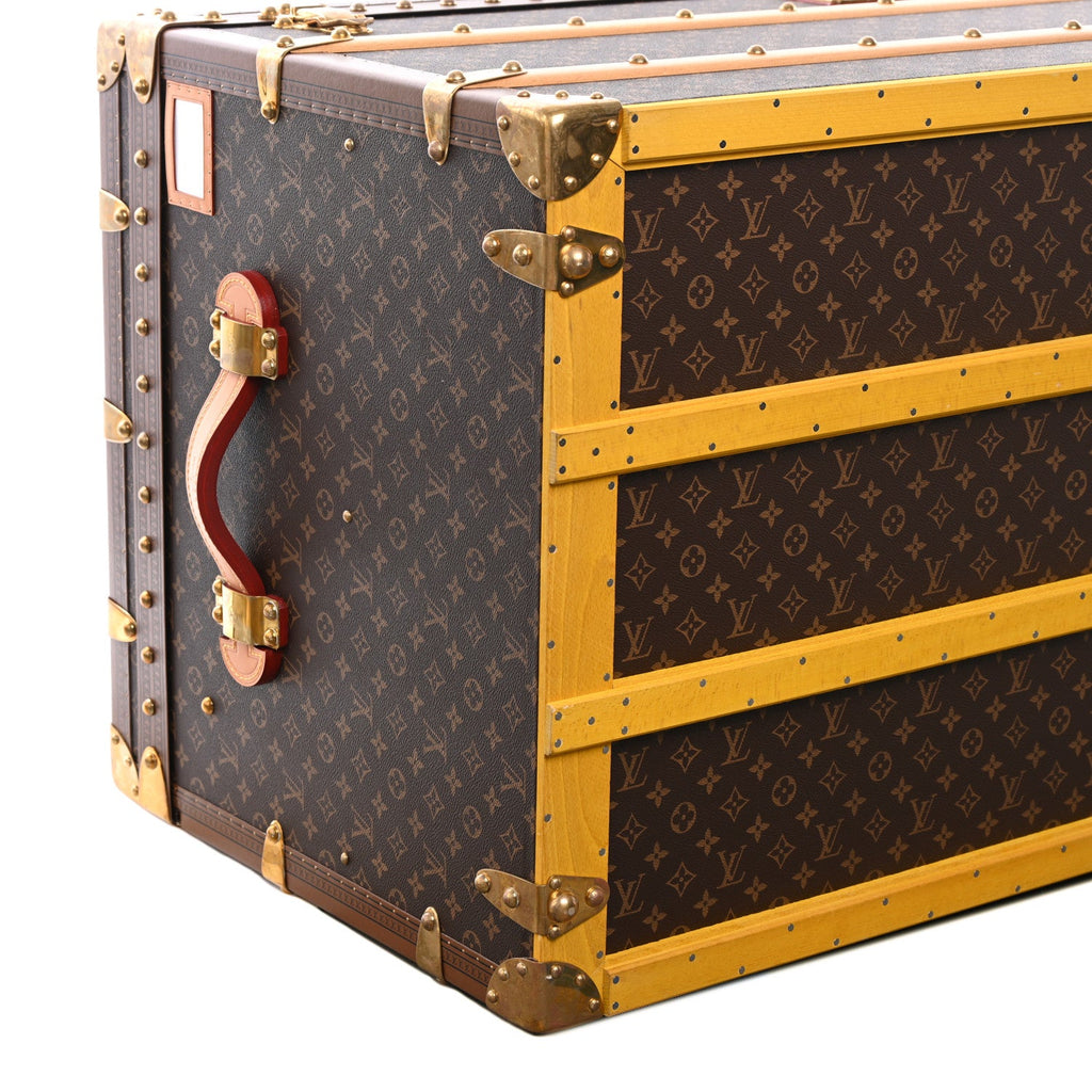 Louis Vuitton Monogram Malle Courrier Lozine Trunk 110