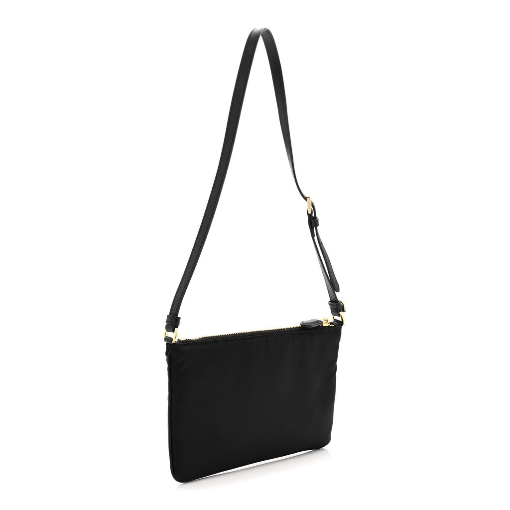Prada Re-Nylon Saffiano Pouch Black