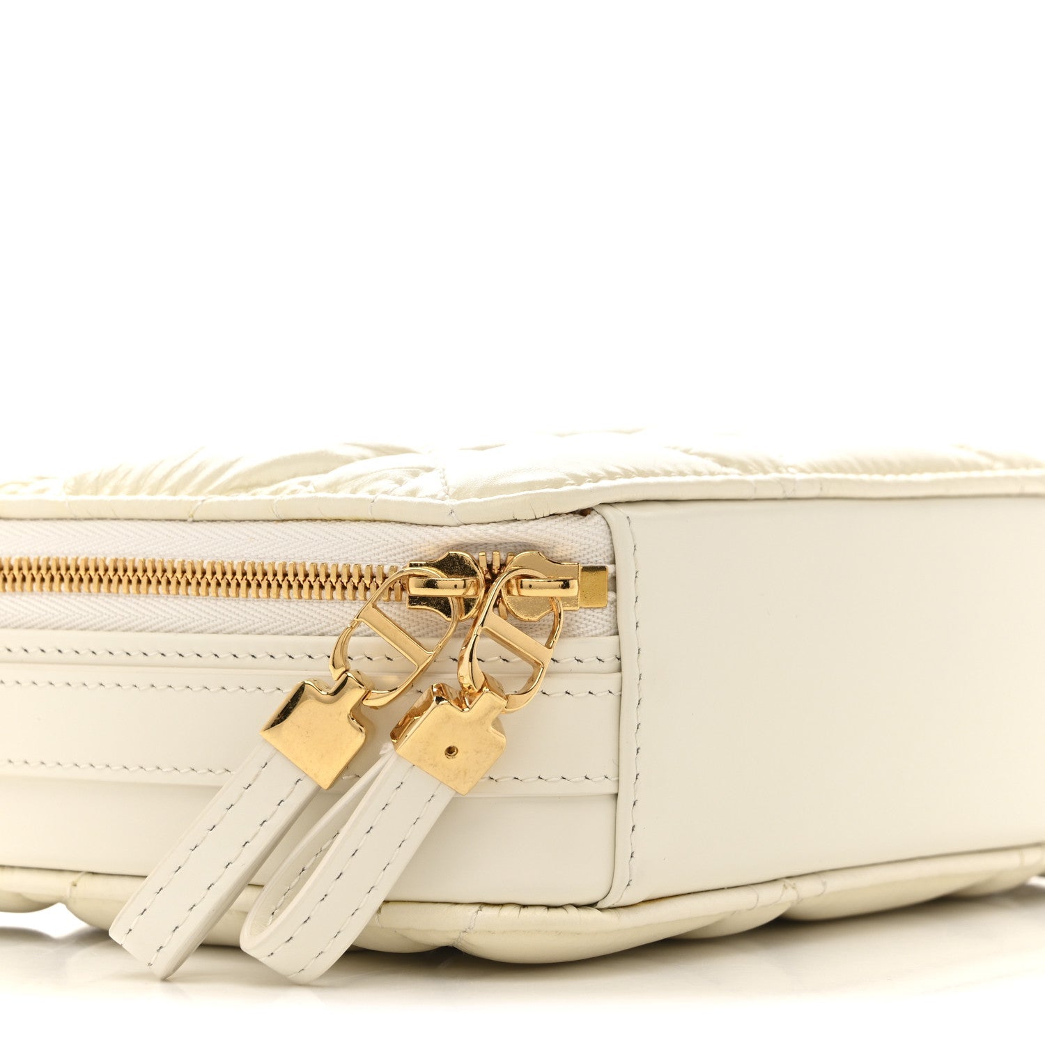 Christian Dior Calfskin Macrocannage Caro Box Bag Latte