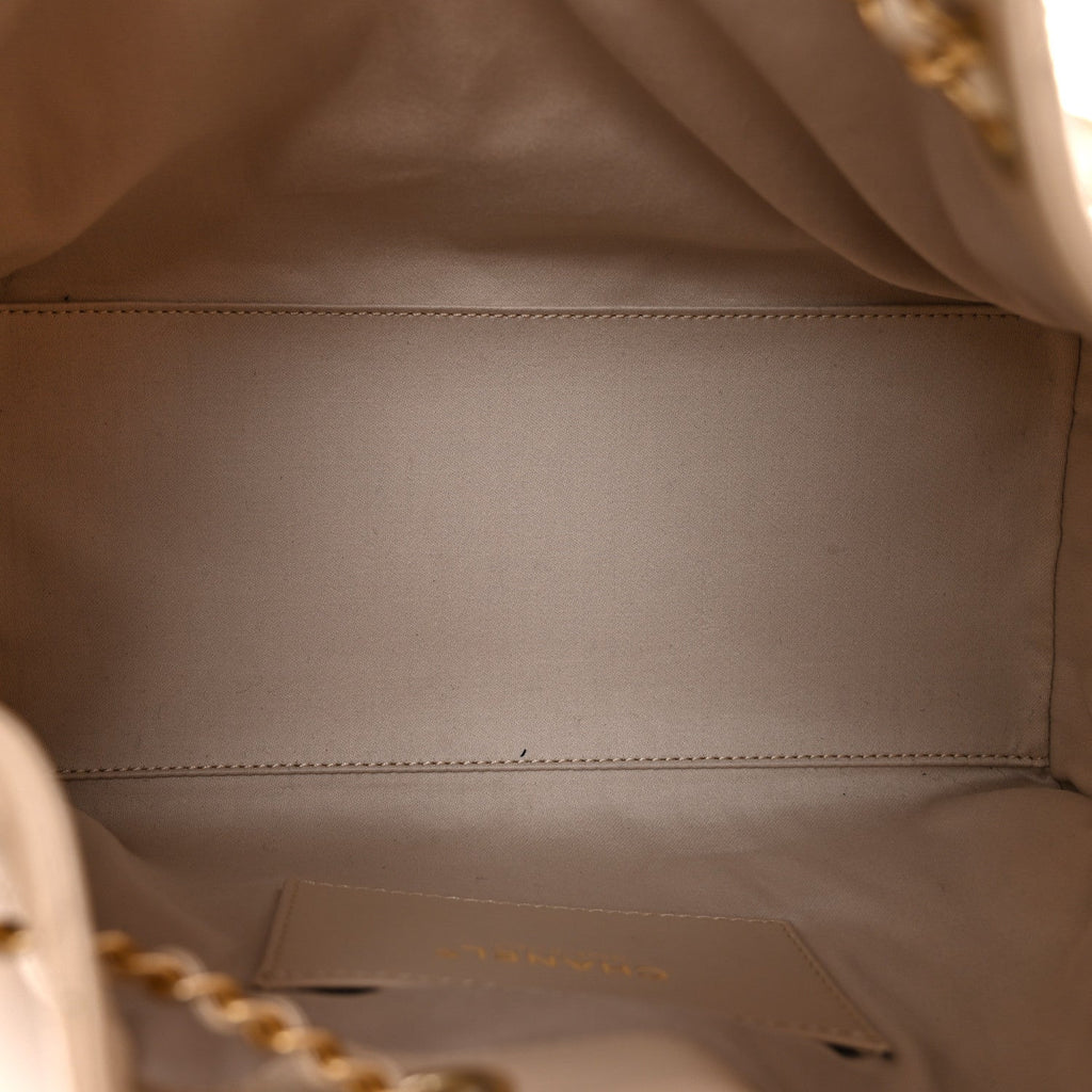 Chanel Caviar Quilted Small Chanel 25 Handbag Beige