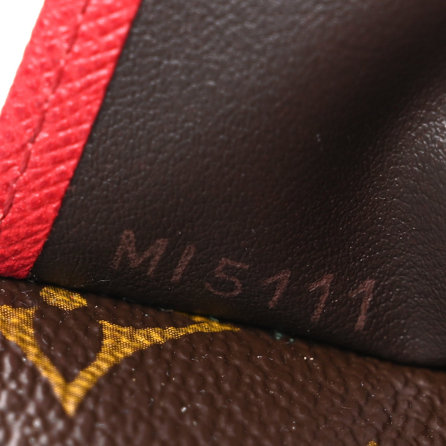 Louis Vuitton Monogram Compact Marie Wallet Rouge
