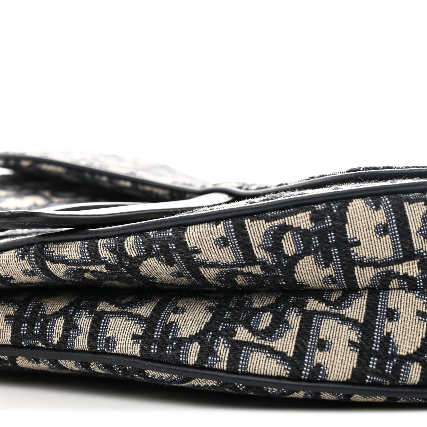 Christian Dior Oblique Saddle Bag Blue