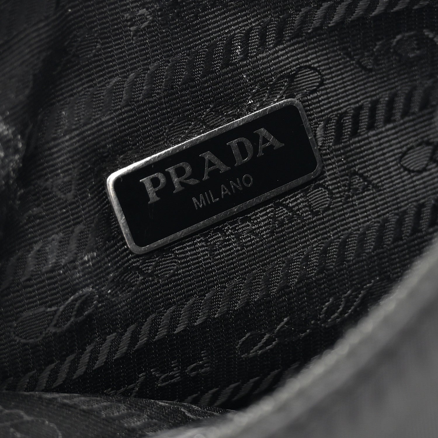 Prada Tessuto Nylon Mini Re-Edition 2000 Bag Black