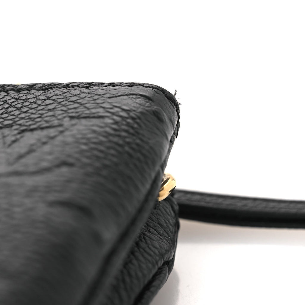 Louis Vuitton Empreinte Double Zip Pochette Black