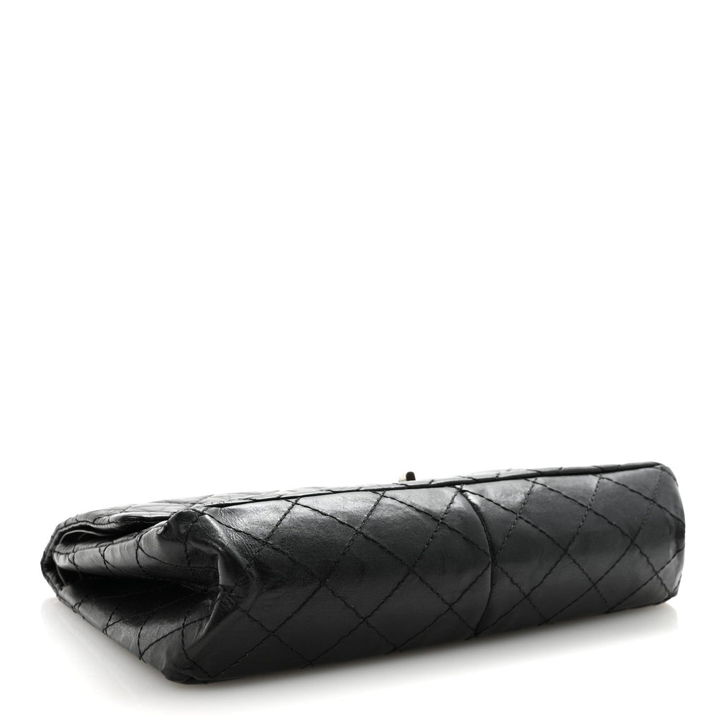 Chanel Aged Calfskin Quilted 2.55 Reissue 226 Flap Black