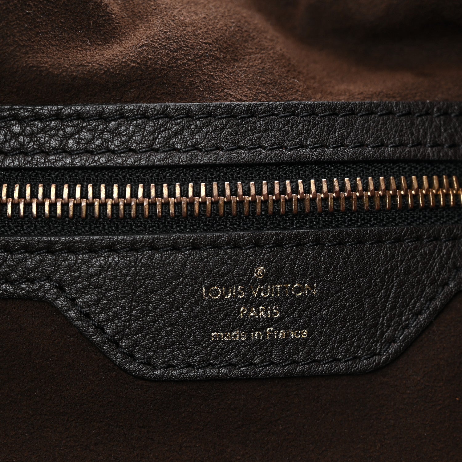 Louis Vuitton Mahina L Chocolate