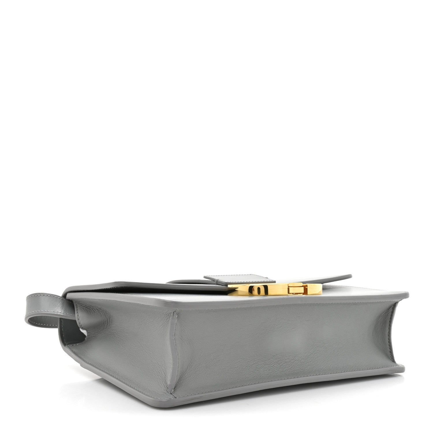 Christian Dior Box Calfskin 30 Montaigne Flap Bag Gray