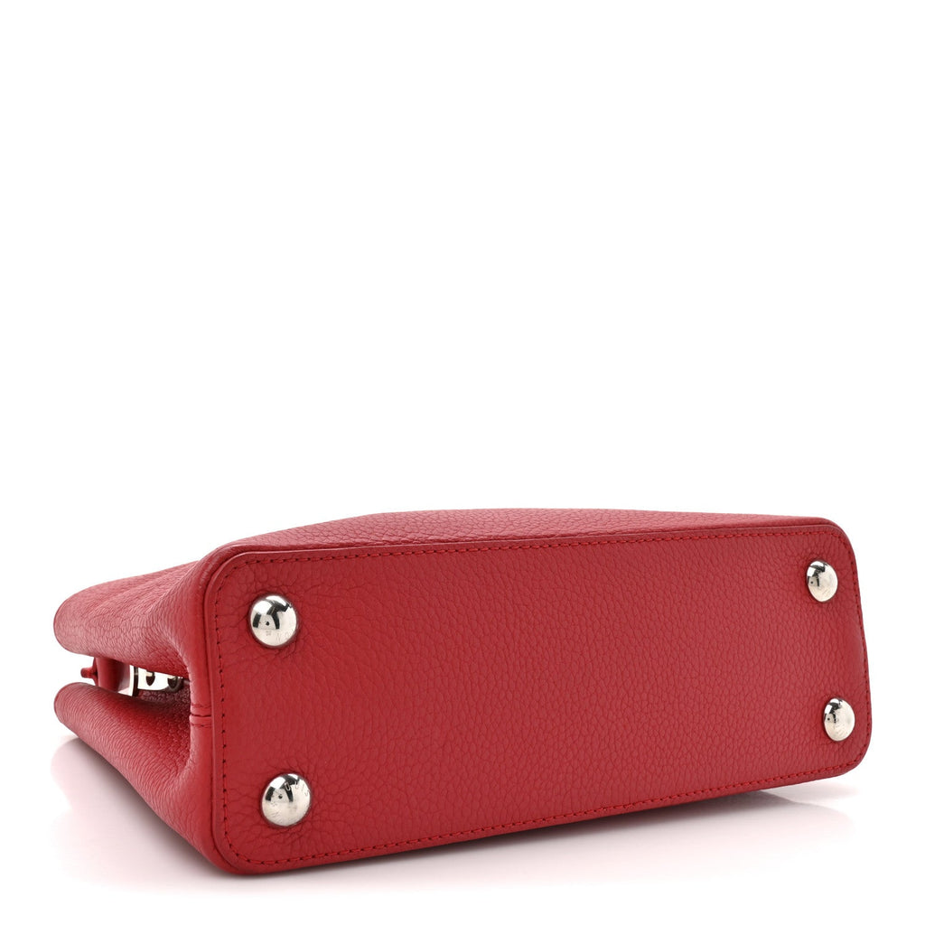 Louis Vuitton Taurillon Capucines BB Scarlet Red