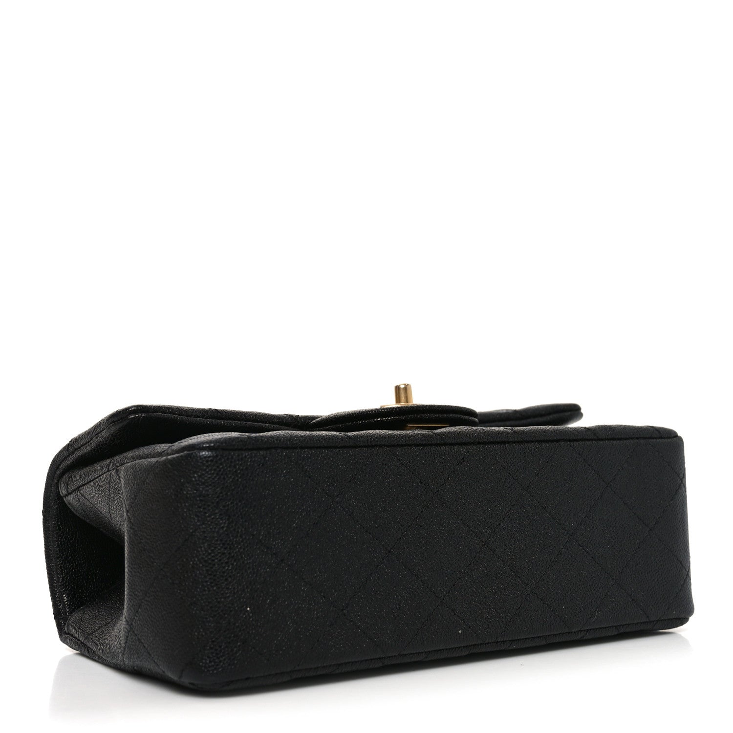 Chanel Caviar Quilted Mini Top Handle Rectangular Flap Black