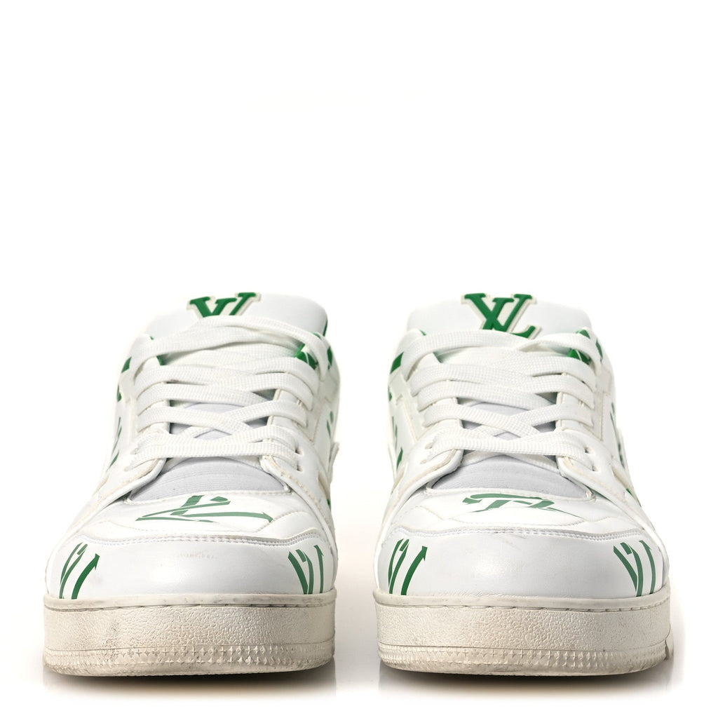 Louis Vuitton Mens LV Trainer Sneakers 10.5 Green
