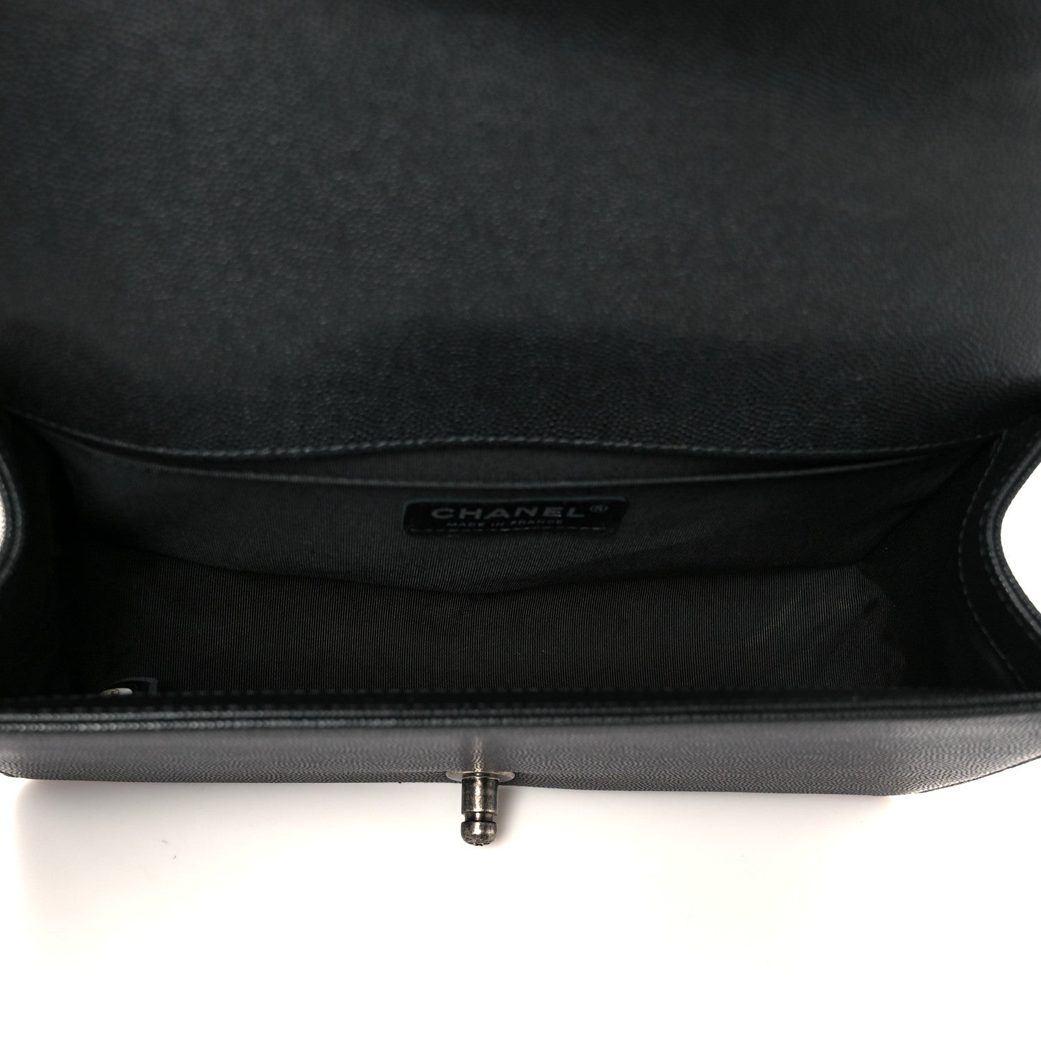 Chanel Caviar Quilted Medium Boy Flap Black