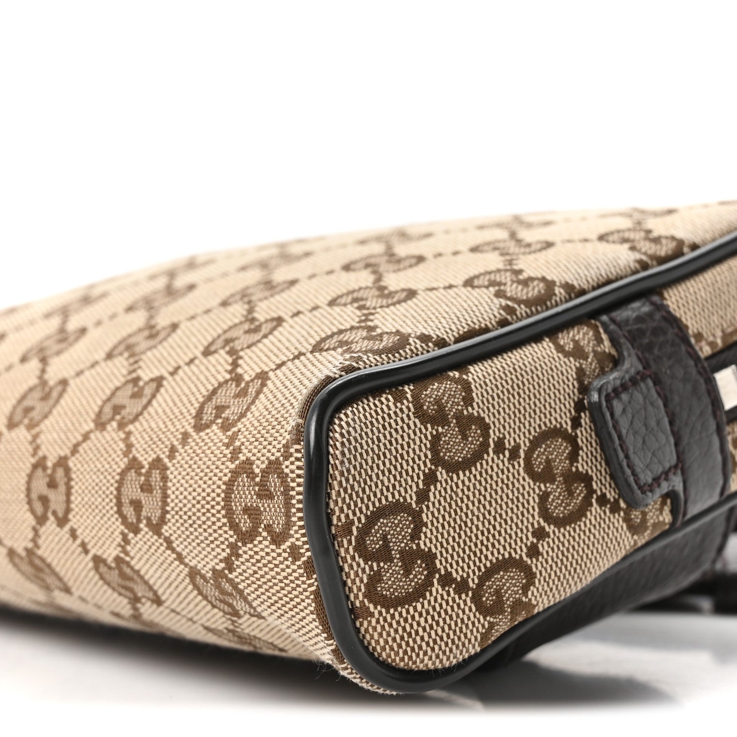 Gucci Monogram Belt Bag Dark Brown