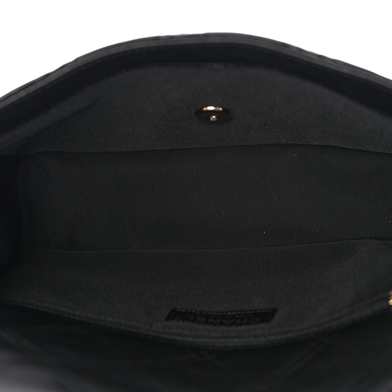 Chanel Lambskin Quilted Pearl Studded Flap Black